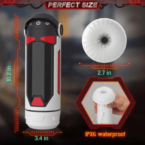 3 In 1 Thrusting Future Machina Masturbator Cup - ATF MEN ATF MEN Anxiety Toys For Men Sex Toys