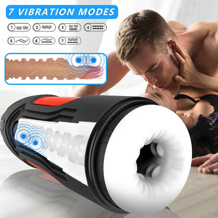 4 Suction 7 Vibration Male Masturbation Cup - Anxiety Toys For Men Anxiety Toys For Men Anxiety Toys For Men Sex Toys