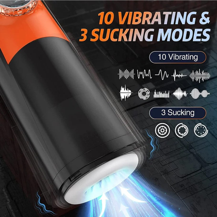 3 In 1 Thrusting Sucking Vibration Automatic Masturbator - Anxiety Toys For Men Anxiety Toys For Men Anxiety Toys For Men