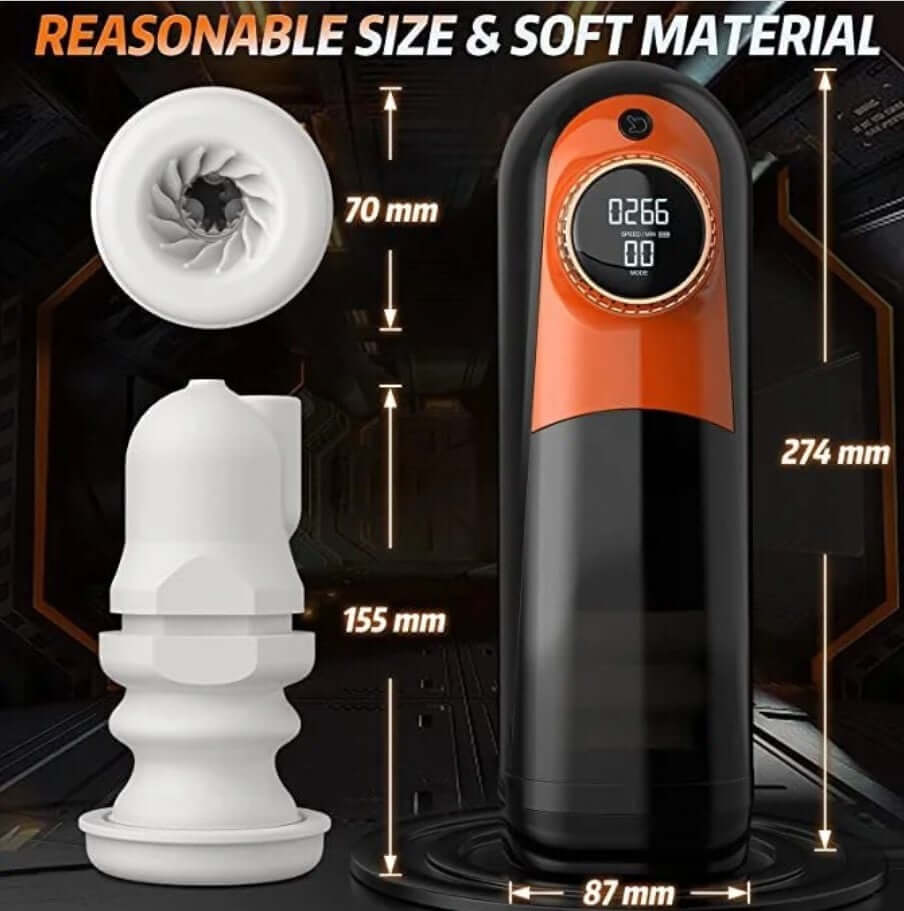 3 In 1 Thrusting Sucking Vibration Automatic Masturbator - ATF MEN ATF MEN Anxiety Toys For Men