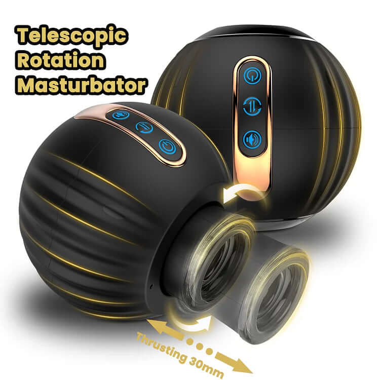 Telescopic Rotary Two End Voice Aircraft Cup Masturbation - ATF MEN ATF MEN Anxiety Toys For Men Sex Toys