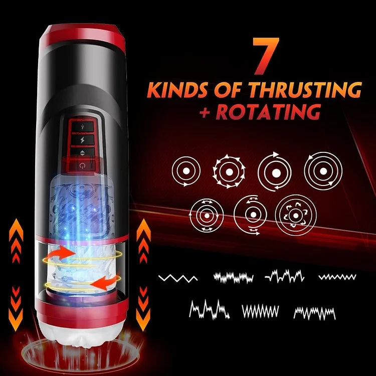 Intelligent Multi-Frequency Telescopic Rotation Masturbation Cup - Anxiety Toys For Men Anxiety Toys For Men Anxiety Toys For Men