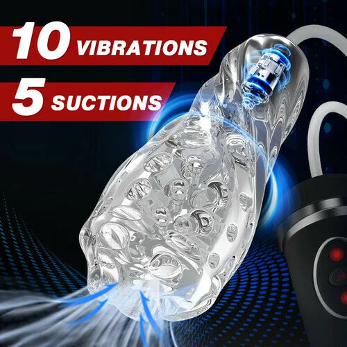 5 in 10 Vibration Blowjob Masturbation Cup - Anxiety Toys For Men Anxiety Toys For Men Anxiety Toys For Men Sex Toys