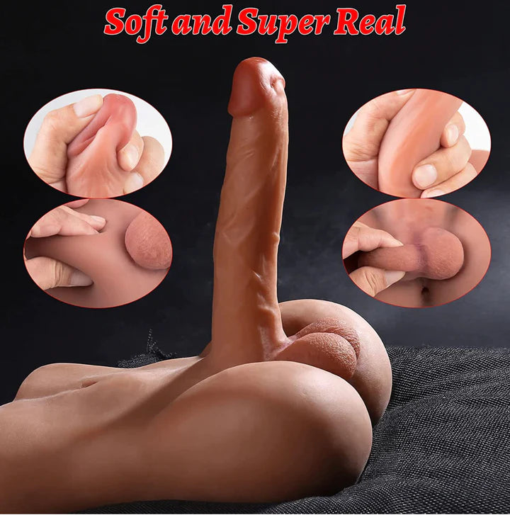 Male Sex Doll with Realistic Big Dildo 6.2lb - Anxiety Toys For Men Anxiety Toys For Men Anxiety Toys For Men