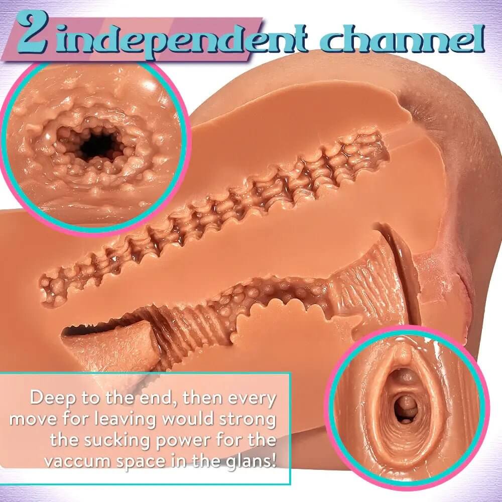 Brown Sugar Vaginal Anal Dual Entrance Realistic Butt™ – Anxiety Toys For  Men