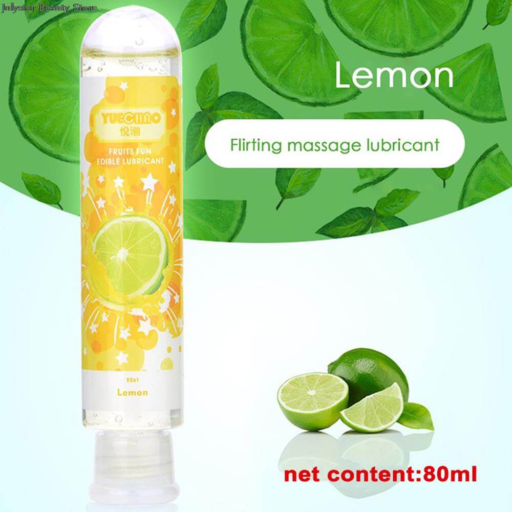Tasty Water-based Lubricant 80ML™ - Anxiety Toys For Men Anxiety Toys For Men Lemon PleasurEgg