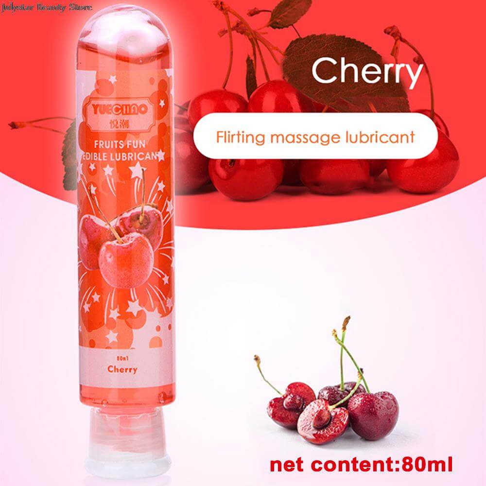 Tasty Water-based Lubricant 80ML™ - Anxiety Toys For Men Anxiety Toys For Men Cherry PleasurEgg